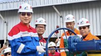 Fasilitas metering system CISEM II saat proses commissioning untuk integrasi jaringan gas bumi Jawa Timur dan Jawa Barat.