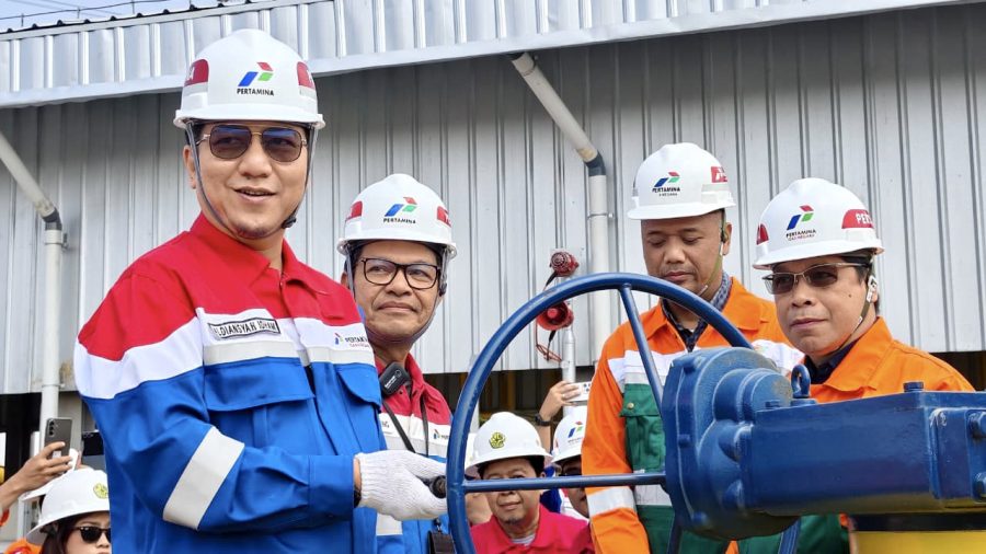 Fasilitas metering system CISEM II saat proses commissioning untuk integrasi jaringan gas bumi Jawa Timur dan Jawa Barat.