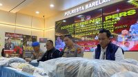 Barang bukti vape etomidate, sabu, ganja, dan ekstasi yang disita Polresta Barelang di Batam.