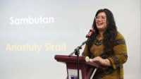 Ariastuty Sirait membuka sosialisasi layanan Jaminan Kecelakaan Kerja BPJS Ketenagakerjaan di Rumah Sakit BP Batam.