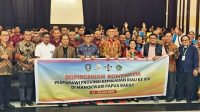 Kontingen Pesparawi Kepulauan Riau sebelum berangkat ke Manokwari untuk mengikuti Pesparawi Nasional 2026.