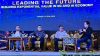 Infrastruktur pusat data dan jaringan internet Indonesia untuk mendukung ekonomi digital nasional.