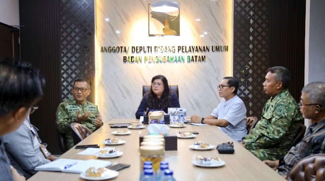 Pertemuan BP Batam dan Koarmada I membahas keamanan pelabuhan berbasis teknologi.