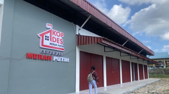 Koperasi Merah Putih Sei Pelunggut di Kecamatan Sagulung di Batam, Kepri (19/5/2026).