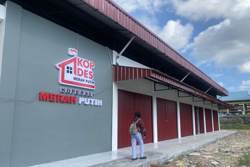 Koperasi Merah Putih Sei Pelunggut di Kecamatan Sagulung di Batam, Kepri (19/5/2026).