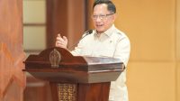 Menteri Dalam Negeri Tito Karnavian saat rapat kerja dengan Komisi II DPR RI.