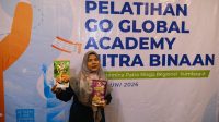 Peserta UMKM mengikuti pelatihan Go Global Academy di Pekanbaru.