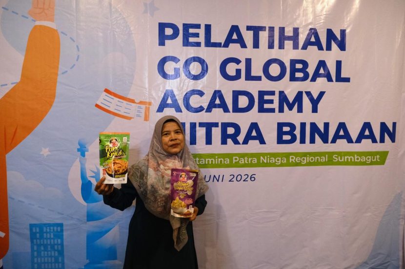 Peserta UMKM mengikuti pelatihan Go Global Academy di Pekanbaru.