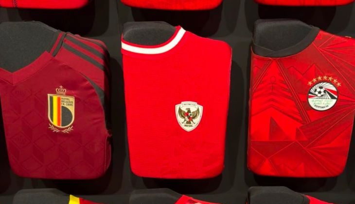 Pameran fifa jersei timnas indonesia