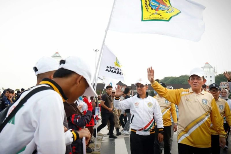 Pembukaan POPDA X Kepulauan Riau 2026 di Kabupaten Karimun.