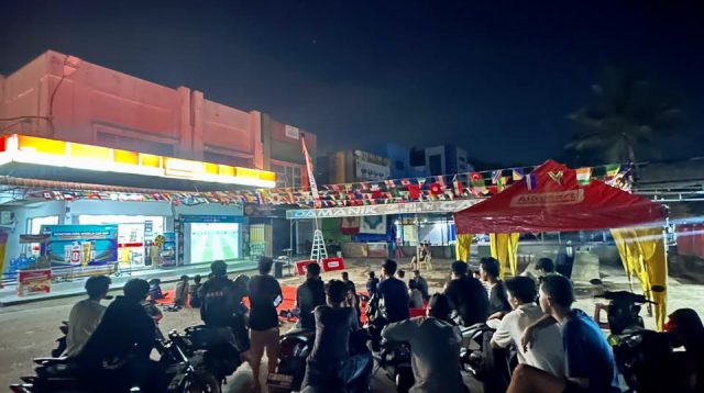 Nobar piala dunia alfamart di batam