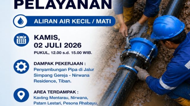 Air batam mati hari ini