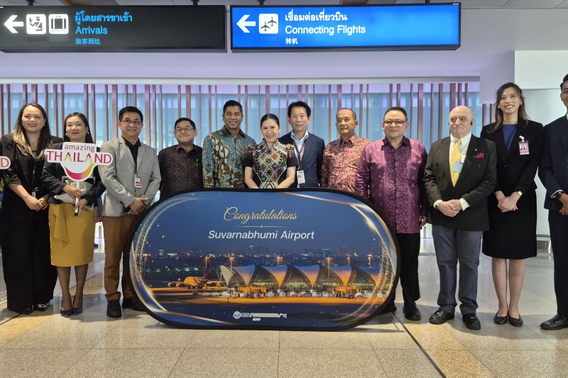 Pesawat Transnusa melayani penerbangan perdana rute Jakarta-Bangkok pada 9 Agustus 2026.