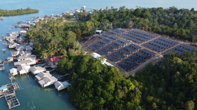 PLTS Pulau Sembur berkapasitas 1 MWp untuk memasok listrik dan mendukung aktivitas ekonomi masyarakat pesisir Batam.