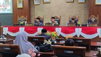 Ketua DPRD Kepulauan Anambas Rian Kurniawan memimpin rapat paripurna KUA dan PPAS untuk penyusunan RAPBD 2027.