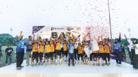 Pemain muda bertanding dalam Batam Grassroot Football Festival 2026 di Stadion Temenggung Abdul Jamal, Batam. Pemain muda bertanding dalam Batam Grassroot Football Festival 2026 di Stadion Temenggung Abdul Jamal, Batam.