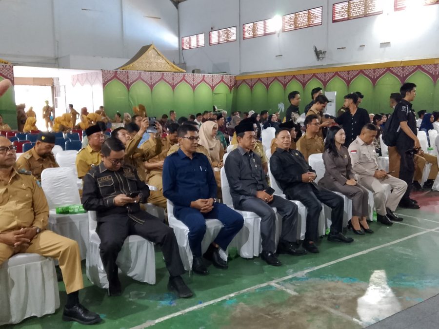 Ketua DPRD Kepulauan Anambas Rian Kurniawan menghadiri pelantikan BPD se-Kecamatan Siantan.