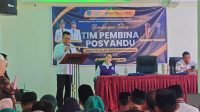 Bupati Kepulauan Anambas Aneng membuka Bimtek Tim Pengelolaan Posyandu Kabupaten di Hotel Tarempa Beach, Jumat (21/8/2026).