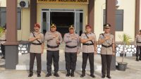Kapolres Kepulauan Anambas AKBP I Gusti Ngurah Agung Budianaloka memimpin sertijab Kasat Reskrim dan pelantikan Kasikum.