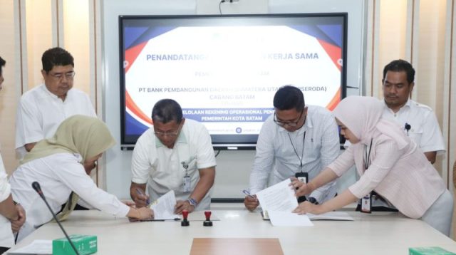 Kantor Bank Sumut Cabang Batam yang kini melayani pembayaran PBB Kota Batam.