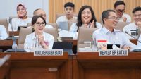 Kepala BP Batam Amsakar Achmad menyampaikan Rencana Kerja dan Anggaran 2027 dalam Rapat Dengar Pendapat bersama Komisi VI DPR RI di Gedung DPR RI, Jakarta.