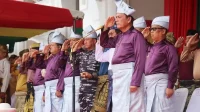 Gubernur Kepulauan Riau Ansar Ahmad dan Mendagri Tito Karnavian pada peringatan Hari Jadi ke-24 Kepri.