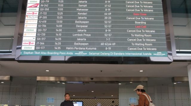 Penerbangan lion air batal