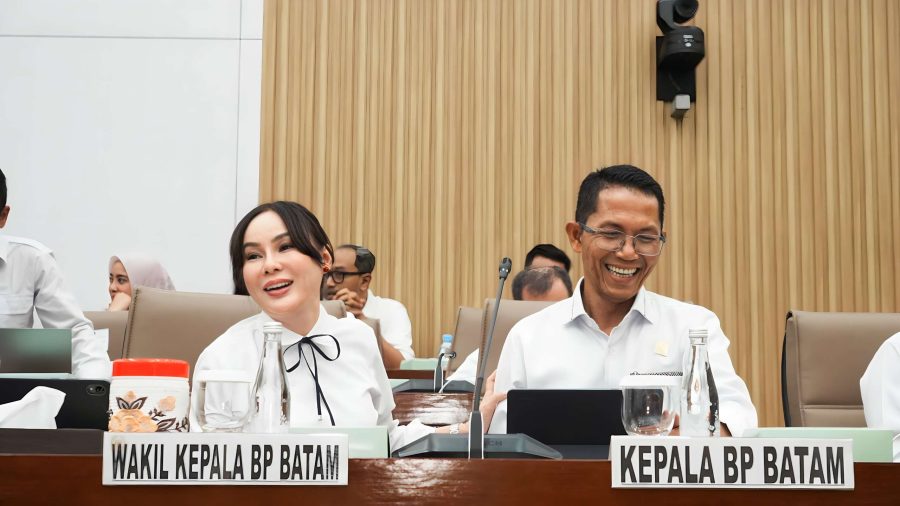 Kepala BP Batam Amsakar Achmad memaparkan rencana kerja dan anggaran BP Batam 2027 dalam RDP bersama Komisi VI DPR RI di Jakarta.