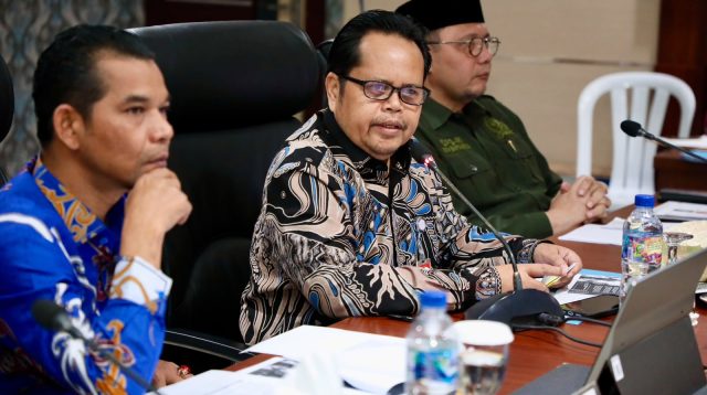 FGD penyusunan RUU BUMD antara Pemko Batam dan PPUU DPD RI di Kantor Wali Kota Batam.