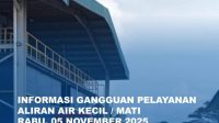 Air batam mati 5 november