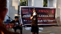 Aksi jurnalis di batam