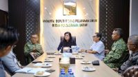 Pertemuan BP Batam dan Koarmada I membahas keamanan pelabuhan berbasis teknologi.