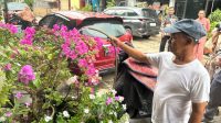 Air bersih kembali mengalir dari keran warga Perumahan GMP Tahap 2 Tanjung Sengkuang.