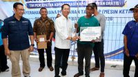 Suasana peluncuran program Tim Cakalang di Kampung Nelayan Merah Putih Batam.