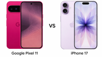 Perbandingan Google Pixel 11 dan iPhone 17 dari sisi kamera, layar, performa, baterai, fitur, dan harga.