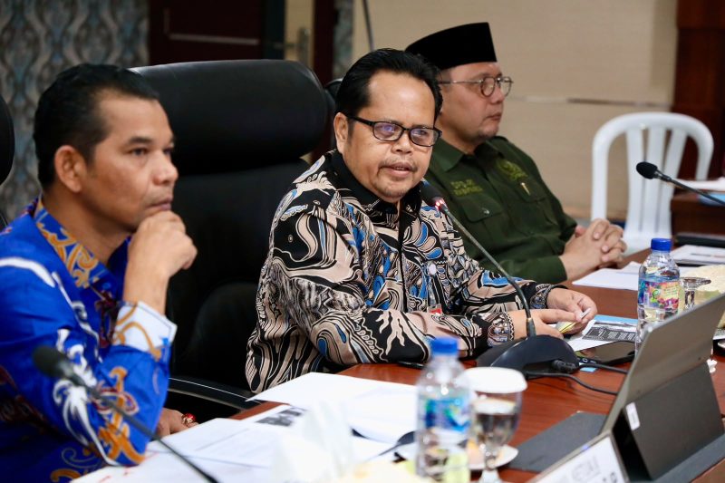 FGD penyusunan RUU BUMD antara Pemko Batam dan PPUU DPD RI di Kantor Wali Kota Batam.
