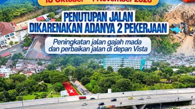 Pekerjaan pemasangan box culvert pada Jalan Gajah Mada jalur Sei Ladi dan kawasan depan Hotel Vista, Batam.