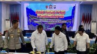 Penyidik Bareskrim Polri memeriksa barang bukti terkait blackout Batam-Bintan di Gardu Induk Sei Harapan.