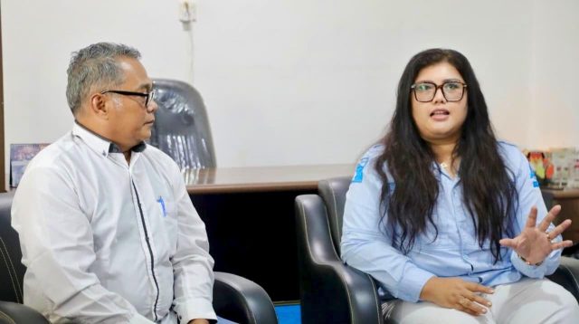 Ariastuty Sirait bersama jajaran BP Batam berdiskusi dengan Komisi Informasi Kepri mengenai keterbukaan informasi publik di Tanjungpinang.