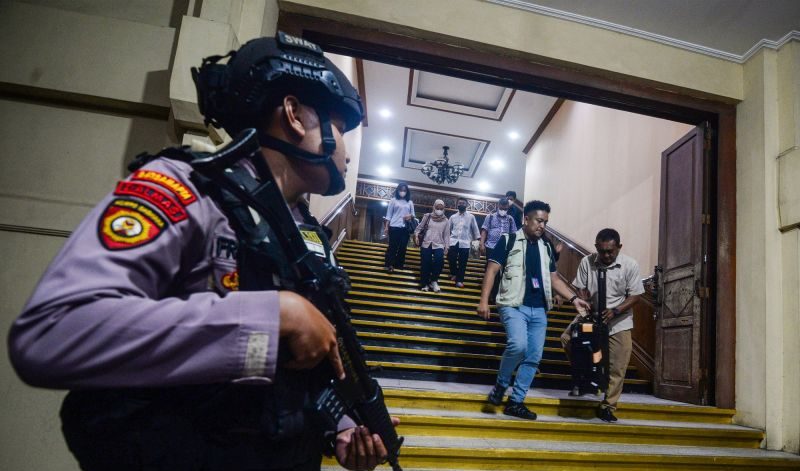 Kantor BPK Perwakilan Provinsi Jawa Tengah yang digeledah KPK dalam penyidikan dugaan suap untuk menghapus temuan audit di Kabupaten Klaten.