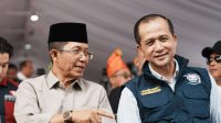 Festival Transmigrasi 2026 di kawasan Rempang Eco City yang dihadiri Menteri Transmigrasi Muhammad Iftitah dan Kepala BP Batam Amsakar Achmad.