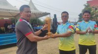 Bupati Kepulauan Anambas Aneng membuka Open Turnamen Piala Gubernur dan Wakil Gubernur Kepri 2026 di Lapangan Sulaiman Abdullah, Tarempa.